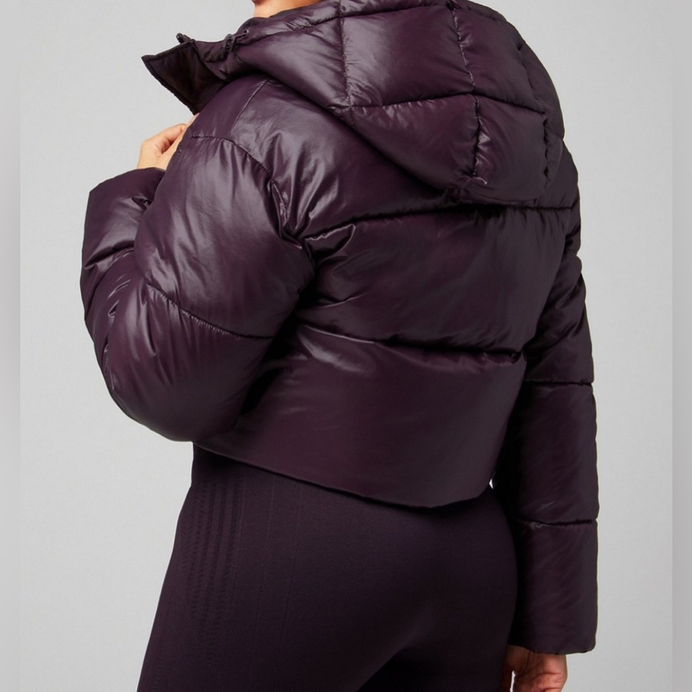 Fabletics Purple Puffer Jacket - image 2